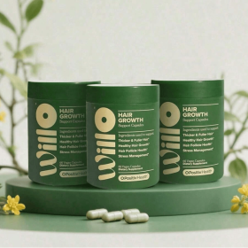 Female Hair Growth Support Supplement - Helps hair become thicker, fuller and grow healthily - 30 servings (1 box) (style: capsule-3)